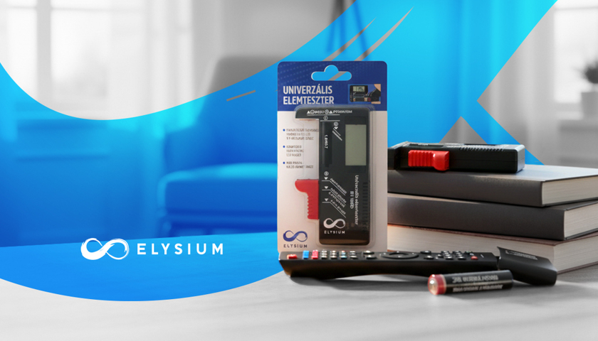 Elysium univerzális elemteszter