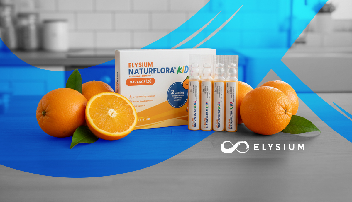 Elysium Naturflora Kids narancs ízű belsőleges szuszpenzió