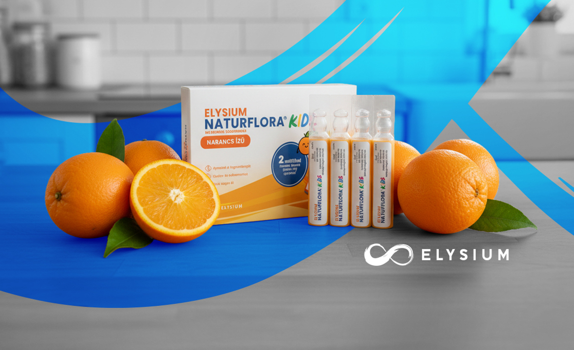 Elysium Naturflora Kids narancs ízű belsőleges szuszpenzió