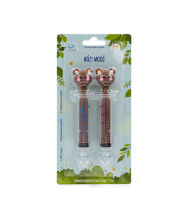 Elysium Nózi Mosó orrmosó fecskendő maci fejjel - 2 db - 1 készlet