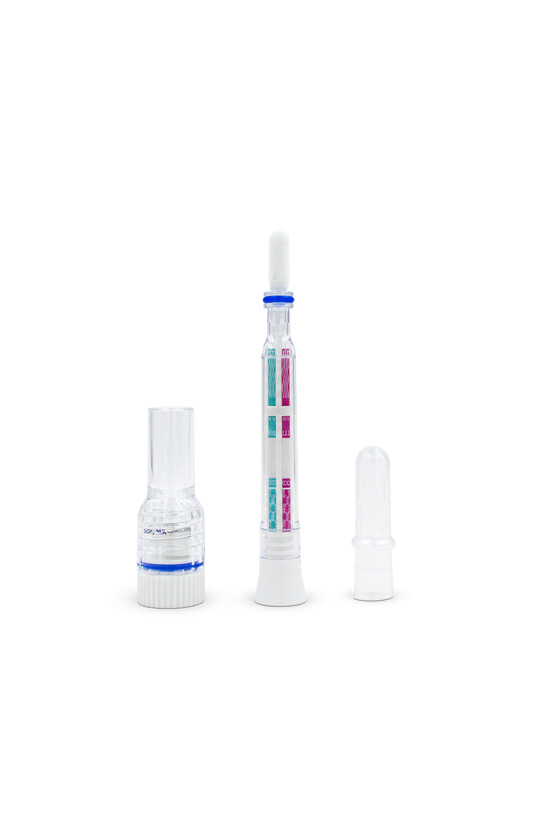 Elysium SARS-CoV-2 tesztkészlet - SARS-CoV-2 teszt - 1 db - 6 az 1-ben Covid 19 + Influenza A + Influenza B + RSV + ADV + hMPV - Tollteszt - OTTHONI