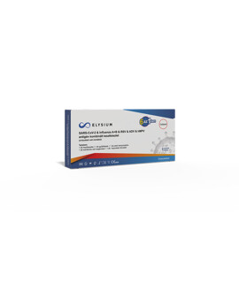 Elysium SARS-CoV-2 tesztkészlet - SARS-CoV-2 teszt - 1 db - 6 az 1-ben Covid 19 + Influenza A + Influenza B + RSV + ADV + hMPV - OTTHONI