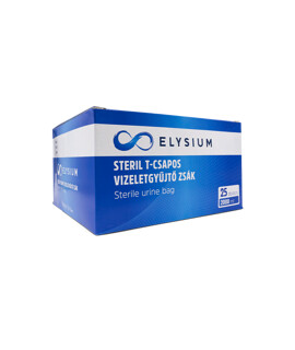 Elysium steril T-csapos vizeletgyűjtő zsák - 2000 ml - 25 db - 1 doboz