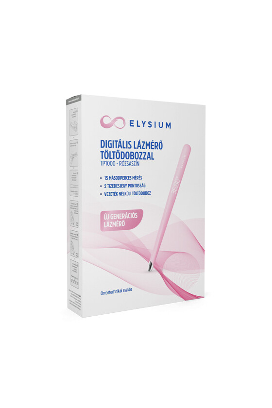 Elysium lázmérő - Lázmérő többféle típussal - TP1000 digitális lázmérő - rózsaszín