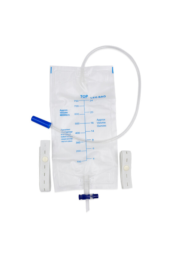 Elysium steril vizeletgyűjtő zsák - Vizeletgyűjtő zsák - 25 db - Steril vizeletgyűjtő lábzsák - 750 ml