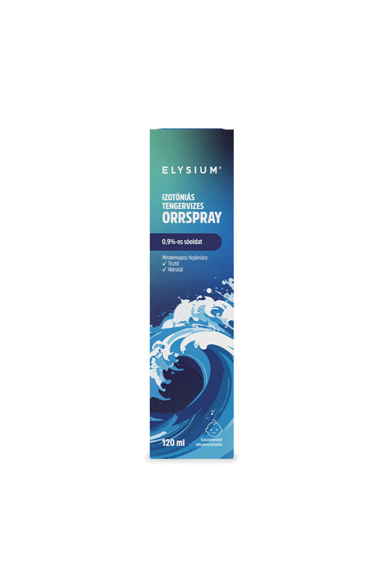 Elysium orrspray - Orrspray - Izotóniás tengervizes orrspray - 0,9% - 120 ml