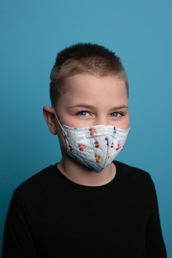 FFP2 szelep nélküli 5 rétegű arcmaszk - 5 rétegű arcmaszk - Autós - Gyermek