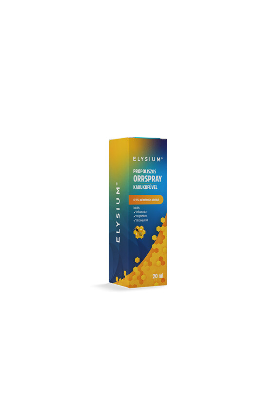 Elysium orrspray - Orrspray - Propoliszos orrspray kakukkfűvel - 0,9% - 20 ml