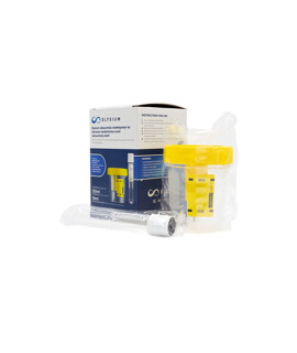 Elysium vákuumos vizeletgyűjtő készlet - Vákuumos vizeletgyűjtő készlet - Vizeletgyűjtő pohár borsavas vizeletminta-vevő csővel