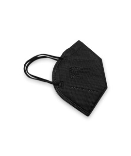 Jada 7-rétegű FFP3 CE 0370 - FFP3 maszk - 20 db - Fekete - Szelep nélküli