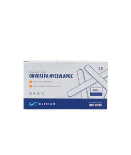 Elysium orvosi fa nyelvlapoc - Nyelvlapoc több típusra - Nem steril - standard méret