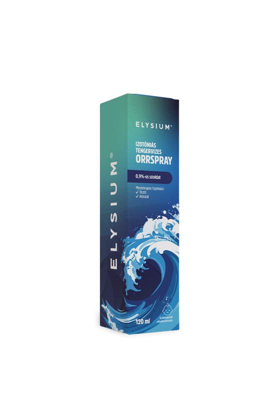 Elysium orrspray - Orrspray - Izotóniás tengervizes orrspray - 0,9% - 120 ml