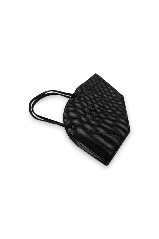 Legal Beauty FFP3 7-rétegű maszk (CE 0370) - FFP3 maszk - 5 db - Fekete - Szelep nélküli