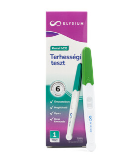 Elysium terhességi és ovulációs teszt - Terhességi és ovulációs teszt - Korai kimutatású vizeletsugaras terhességi teszt - 1 db
