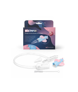 Elysium Nózi Porszi - Űrhajós orrszívó készlet porszívóhoz - kék/pink - 1 készlet
