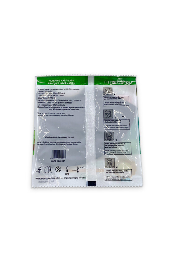 FFP2 szelep nélküli 5 rétegű arcmaszk - 5 rétegű arcmaszk - Fekete - Gyermek