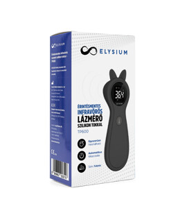 Elysium lázmérő - Lázmérő többféle típussal - TP600 érintésmentes infravörös digitális lázmérő fekete szilikon tokkal