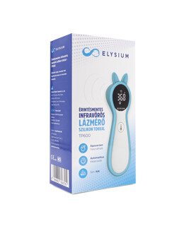 Elysium lázmérő - Lázmérő többféle típussal - TP600 érintésmentes infravörös digitális lázmérő kék szilikon tokkal
