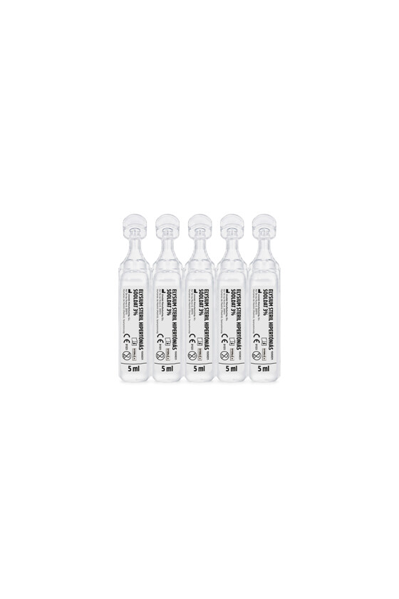 Elysium steril nátrium-klorid oldat - Nátrium-klorid oldat - Hipertóniás sóoldat - 3% - 20 x 5 ml