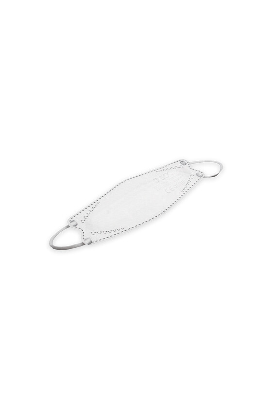 DOC NFW FFP2 CE 0598 ergonomikus maszk - FFP2 maszk (csak szín) - Fehér