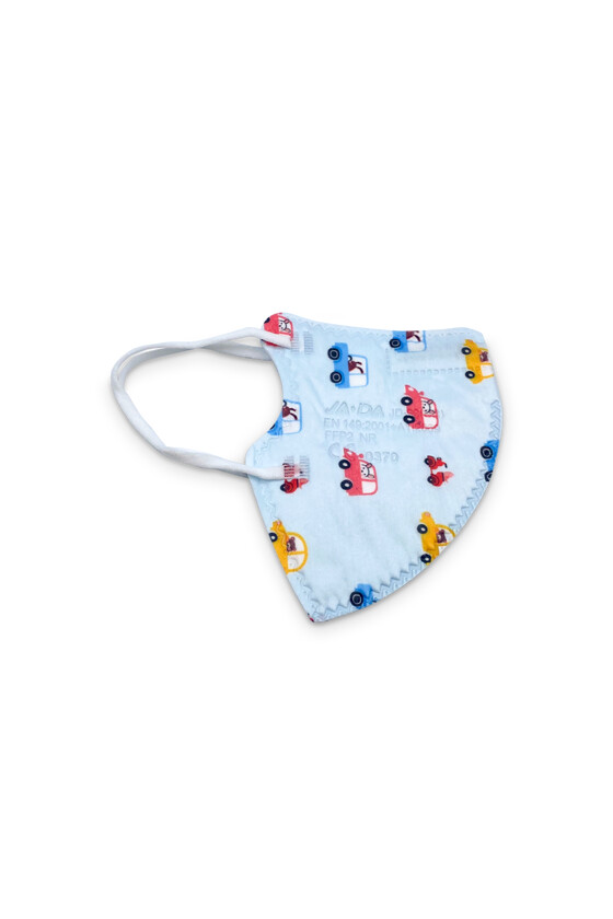 FFP2 szelep nélküli 5 rétegű arcmaszk - 5 rétegű arcmaszk - Autós - Gyermek