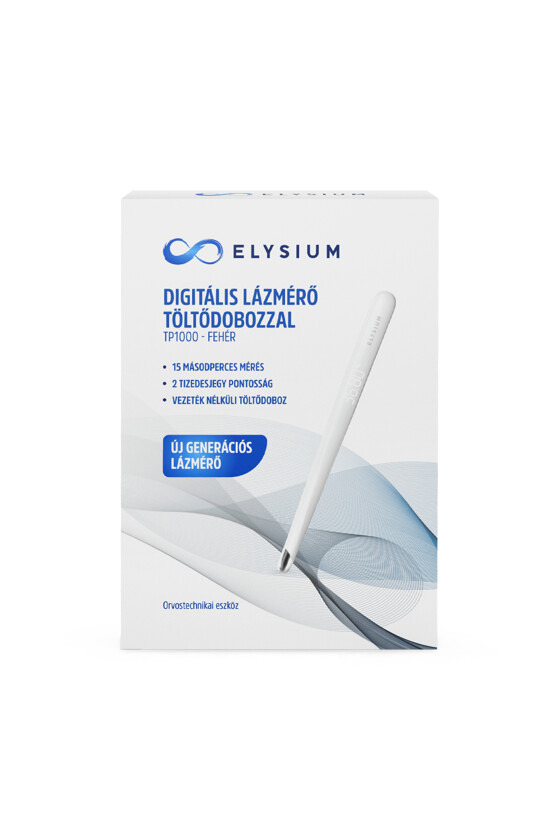 Elysium lázmérő - Lázmérő többféle típussal - TP1000 digitális lázmérő - fehér