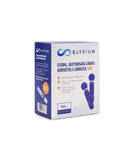 Elysium vérvételi ujjbegyszúró - Ujjbegyszúró - Steril vérvételi lándzsa 30G