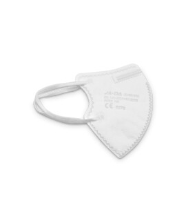 Jada FFP2 CE 0370 szelep nélküli 5 rétegű gyerekmaszk - Fehér - 10 db - 1 csomag