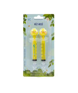 Elysium Nózi Mosó orrmosó fecskendő csibe fejjel - 2 db - 1 készlet