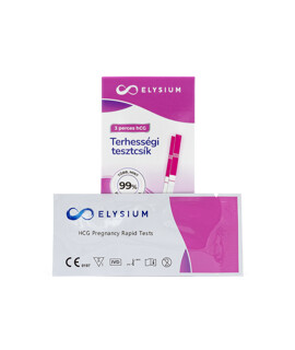 Elysium terhességi és ovulációs teszt - Terhességi és ovulációs teszt - Gyors kimutatású terhességi tesztcsík - 2 db