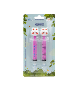 Elysium Nózi Mosó orrmosó fecskendő nyuszi fejjel - 2 db - 1 készlet