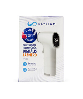 Fociláz - Elysium TP500 érintésmentes infravörös digitális lázmérő + Focilabda - 1 db