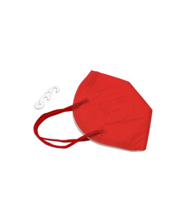 Jada 7-rétegű FFP3 CE 0370 - FFP3 maszk - 20 db - Piros - Szelep nélküli