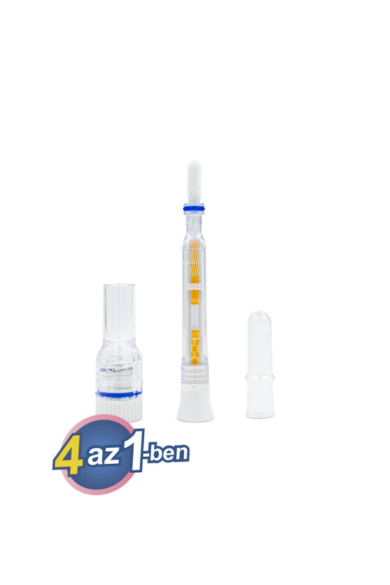 ECOTEST SARS-CoV-2  készlet - SARS-CoV-2 teszt - 1 db - 4 az 1-ben Covid 19 + Influenza A + Influenza B + RSV Orrlyukas