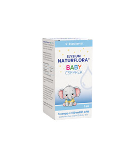 Elysium Naturflora belsőleges szuszpenzió - Belsőleges szuszpenzió - 1 doboz - Naturflora Baby cseppek - 5 ml