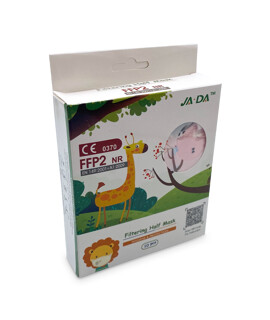 FFP2 szelep nélküli 5 rétegű arcmaszk - 5 rétegű arcmaszk - Pandás - Gyermek