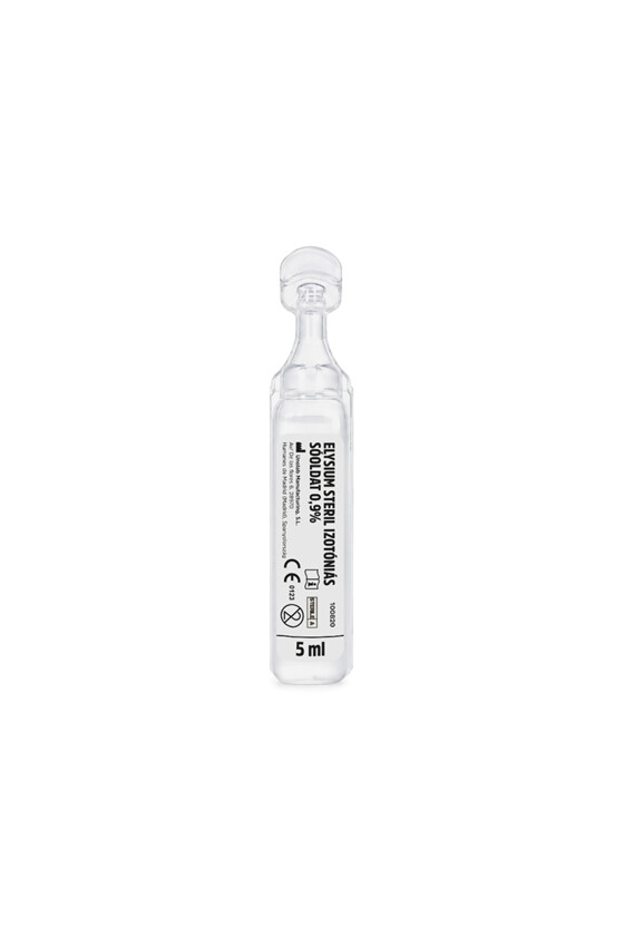 Elysium steril nátrium-klorid oldat - Nátrium-klorid oldat - Izotóniás sóoldat - 0,9% - 20 x 5 ml