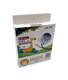 FFP2 szelep nélküli 5 rétegű arcmaszk - 5 rétegű arcmaszk - Fekete - Gyermek