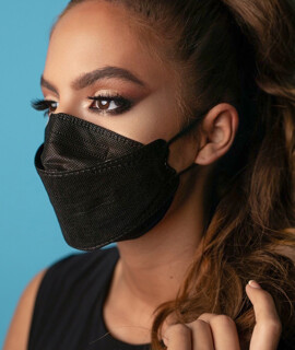 DOC TNW FFP3 CE 0598 ergonomikus maszk - FFP3 maszk (DOC TNW) - Fekete - Szelep nélküli