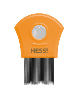 HESS! Fejtetű és serke ellen - Fejtetű és serke ellen - Fém tetűfésű nagyítóval PP foglalatban