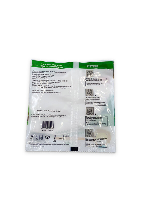 FFP2 szelep nélküli 5 rétegű arcmaszk - 5 rétegű arcmaszk - Fehér - Gyermek