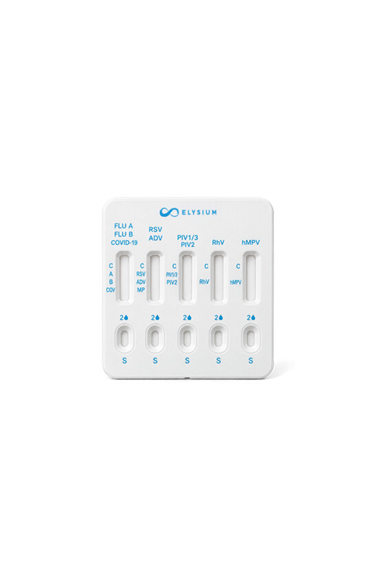 Elysium SARS-CoV-2 tesztkészlet - SARS-CoV-2 teszt - 1 db - 10 az 1-ben Covid 19 + Influenza A + Influenza B + RSV + ADV + MP + PIV 1/3 + PIV 2 + hMPV + RhV