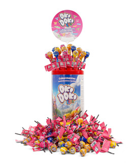 OKI DOKI KIDS multivitaminos nyalóka - Multivitaminos nyalóka - Cukormentes - 100 db - 4-féle ízesítésű (kiajánlóban)