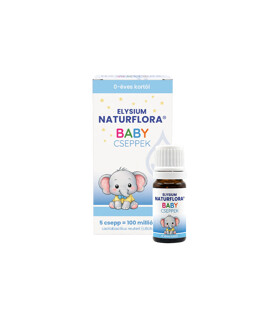 Elysium Naturflora Baby cseppek étrend-kiegészítő szuszpenzió 100 millió CFU Lactobacillus reuteri (UBLRu-87) spórával - 5 ml - 1 db