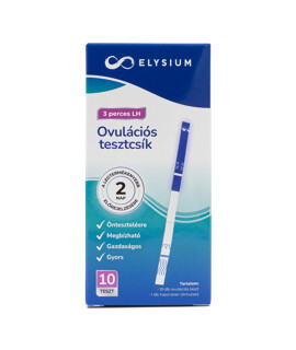 Elysium ovulációs tesztcsík - LH 30 mIU/ml - 10 db - 1 doboz