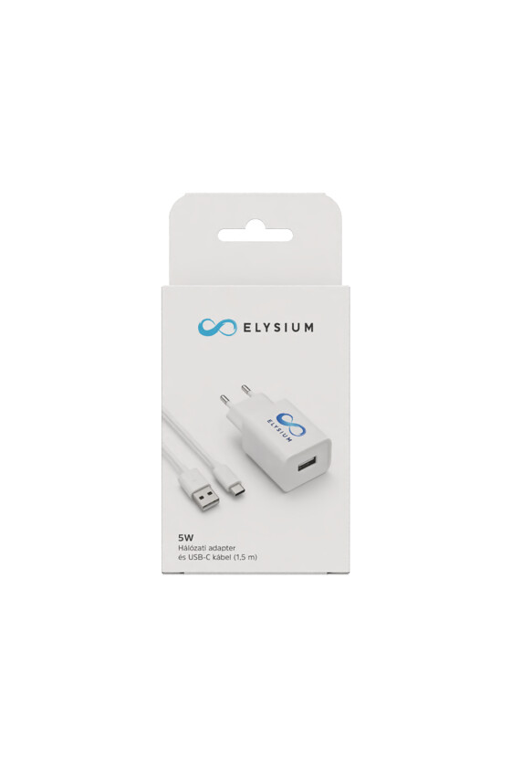 Elysium vérnyomásmérő - Vérnyomásmérő - 1 db - USB-C kábel és hálózati adapter