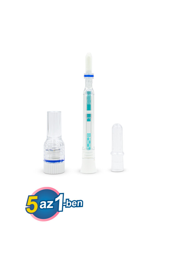 ECOTEST SARS-CoV-2  készlet - SARS-CoV-2 teszt - 1 db - 5 az 1-ben Covid 19 + Influenza A + Influenza B + RSV + ADV Orrlyukas