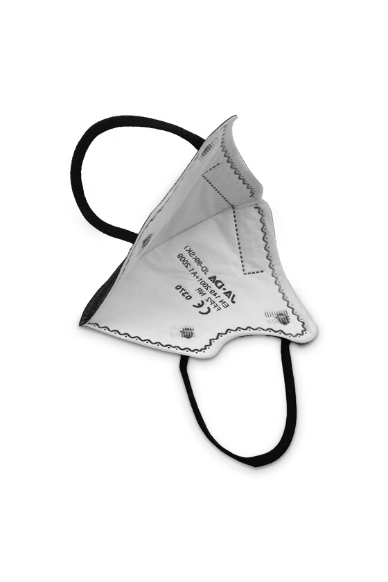 FFP2 szelep nélküli 5 rétegű arcmaszk - 5 rétegű arcmaszk - Fekete - Gyermek