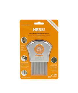 HESS! Fémházas tetűfésű nagyítóval - 1 db