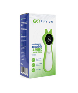 Elysium lázmérő - Lázmérő többféle típussal - TP600 érintésmentes infravörös digitális lázmérő zöld szilikon tokkal